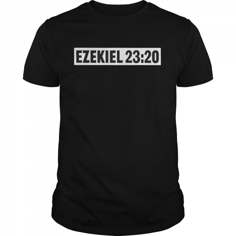 Ezekiel 23 20 logo T-shirt
