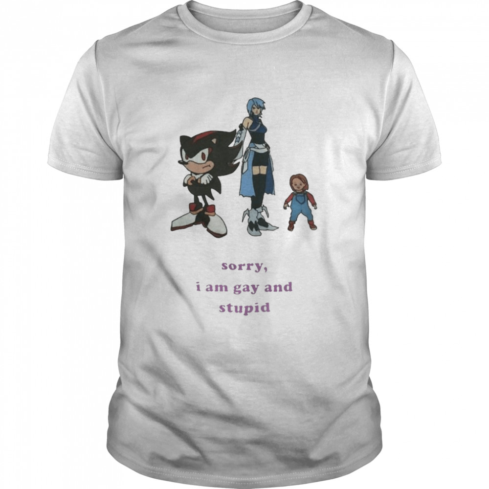 I’m Gay And Stupid Funny shirt