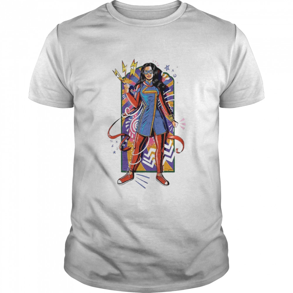 Marvel Ms. Marvel Retro Pop Kamala shirt Classic Men's T-shirt