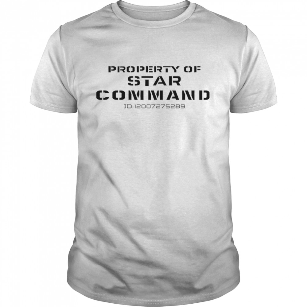 Property Of Star Command shirt