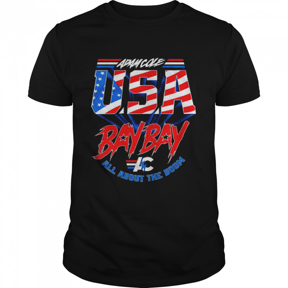 Adam Cole USA bay bay shirt