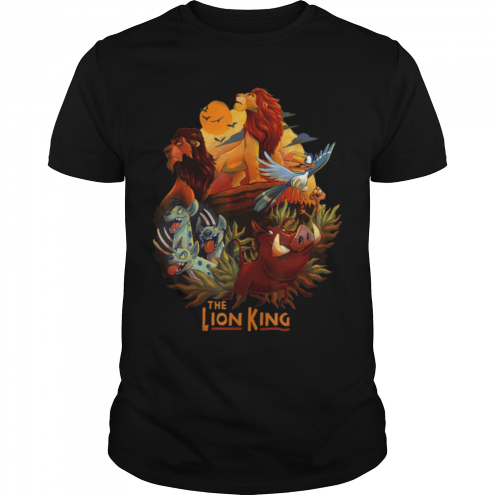 Disney Lion King Main Cast Poster Graphic T-Shirt B07NPRGGD8