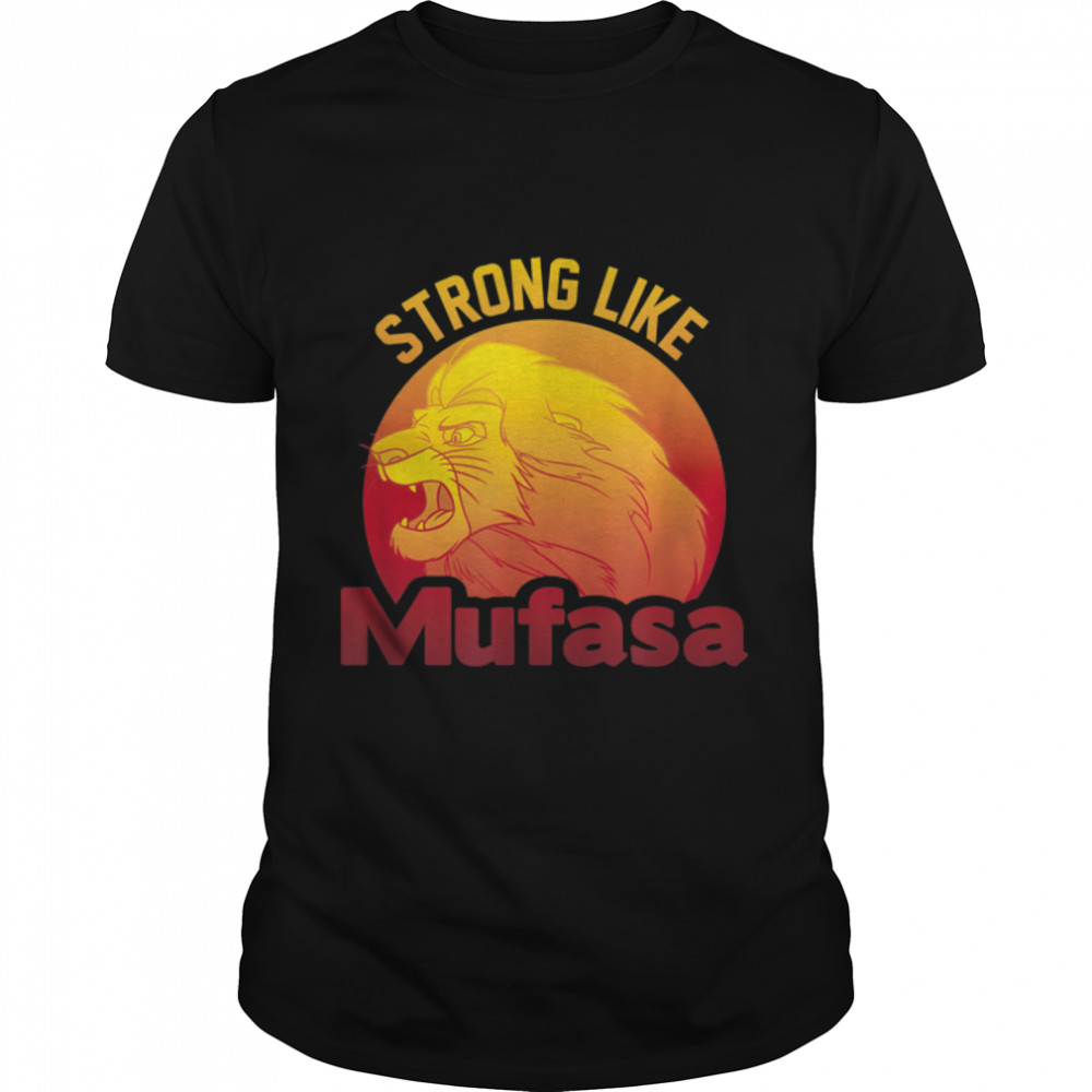 Disney Lion King Strong Like Mufasa Graphic T-Shirt B07PFXR43X