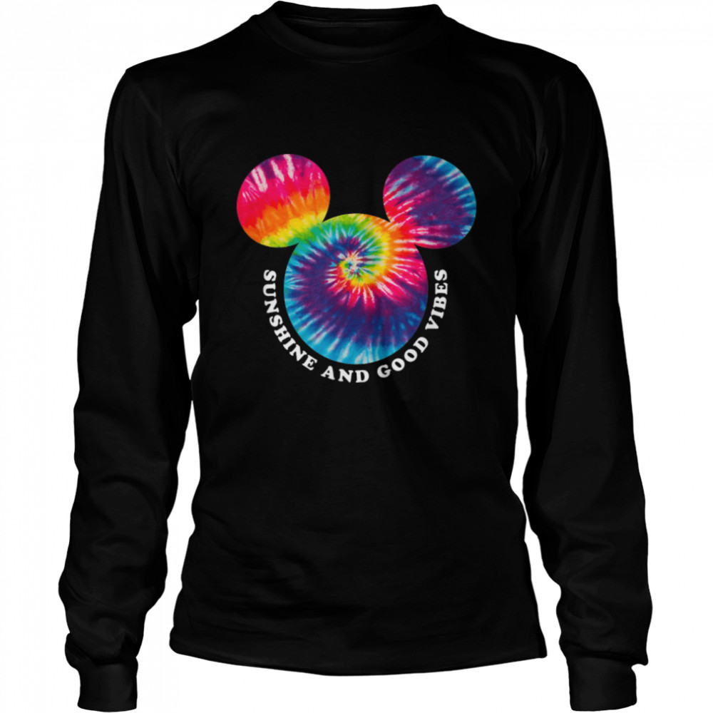 Disney Mickey And Friends Tie Dye Mickey Mouse Silhouette T- B09SVX9Q55 Long Sleeved T-shirt