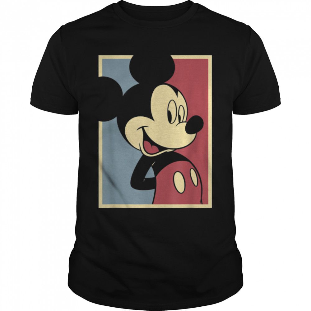 Disney Mickey Classic Mickey Mouse 4th Of July Poster T- B09YGPHLGR Classic Men's T-shirt