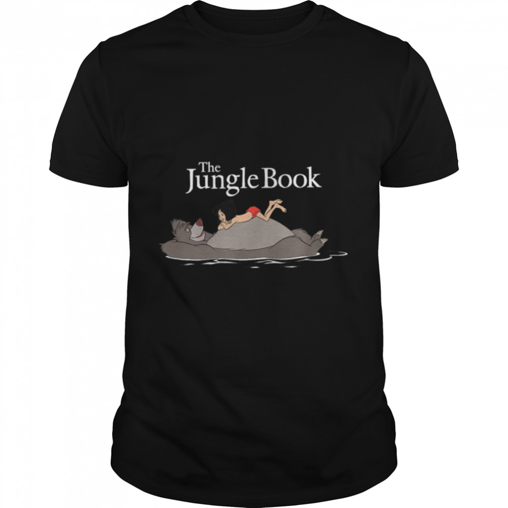 Disney The Jungle Book Mowgli & Baloo River Float Poster T- B09VJDT53T Classic Men's T-shirt
