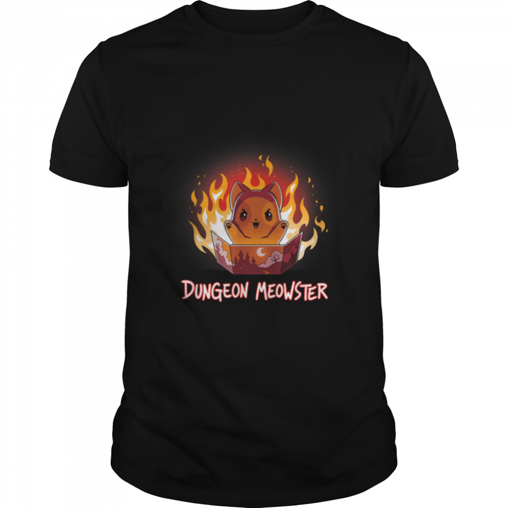 Dungeon Meowster Shirt Cat DM Role Player RPG Tabletop Gamer T-Shirt B09W34Z71T