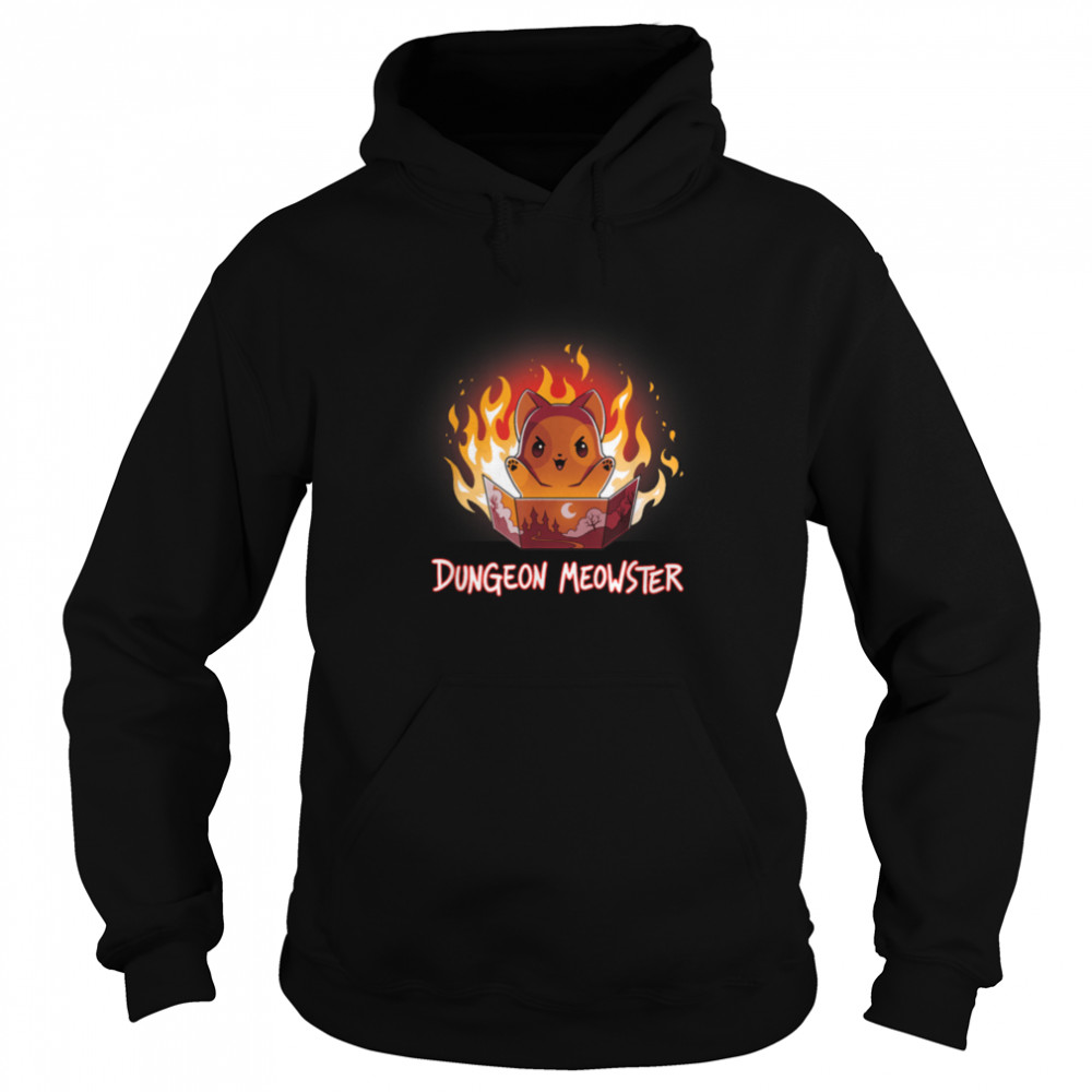 Dungeon Meowster  Cat DM Role Player RPG Tabletop Gamer T- B09W34Z71T Unisex Hoodie