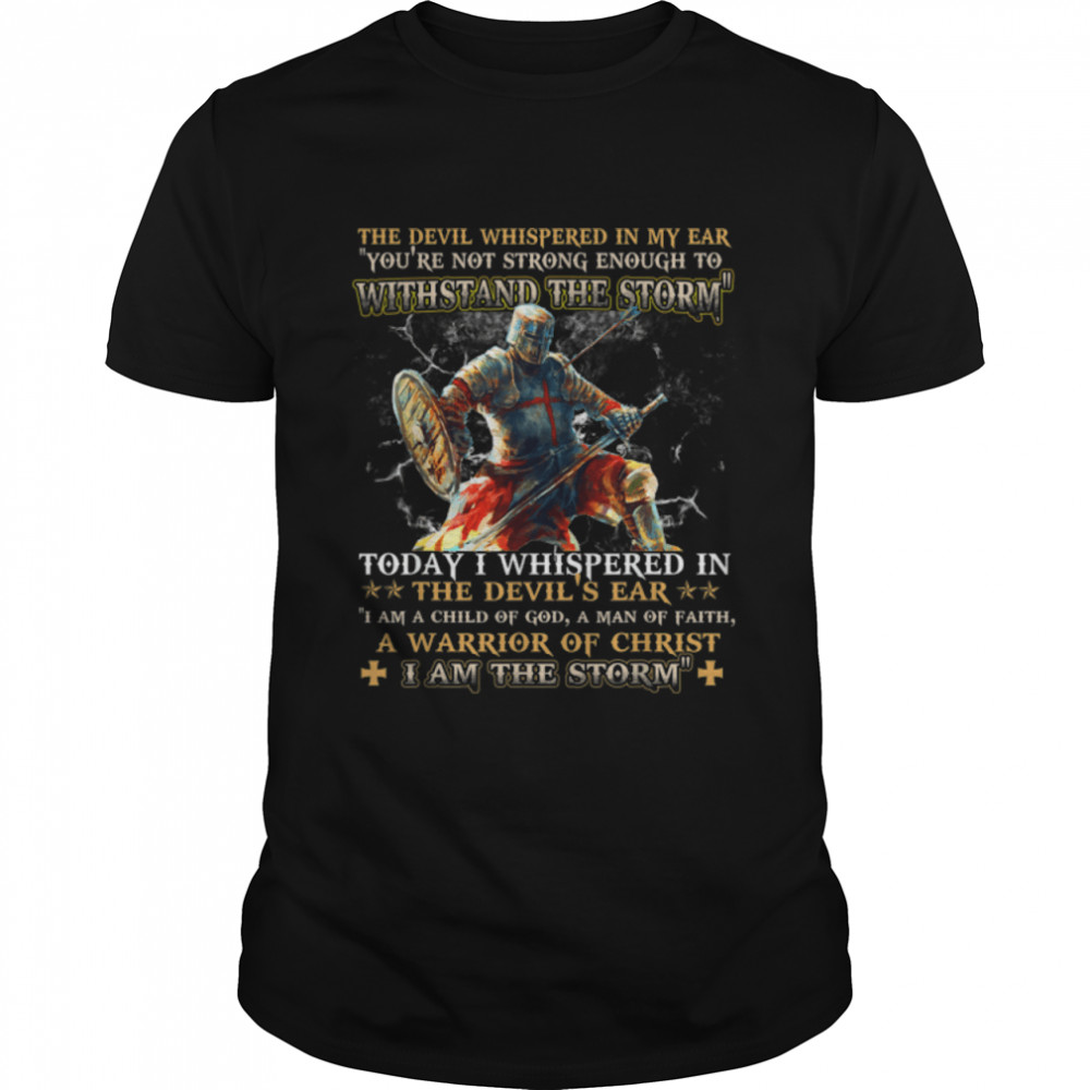 Knight Templar  A Warrior of Christ T- B0B5614S8M Classic Men's T-shirt
