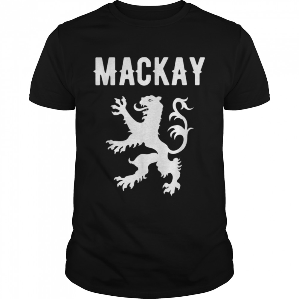 Mackay Clan Scottish Family Name Scotland Heraldry T-Shirt B0B4TWL6VJ