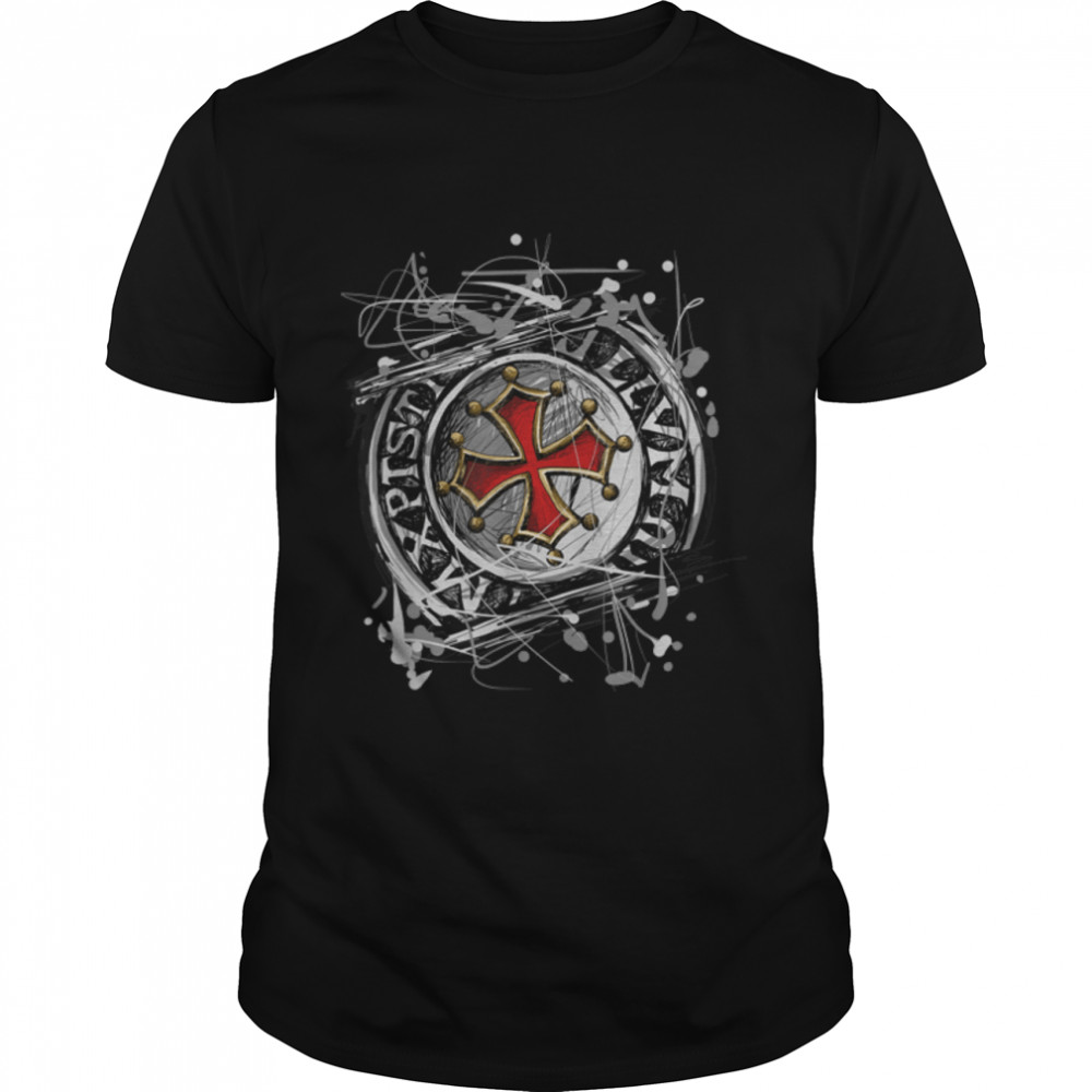 Soldiers of Christ Knights Templar Christians Gift T- B09K8JYQCX Classic Men's T-shirt