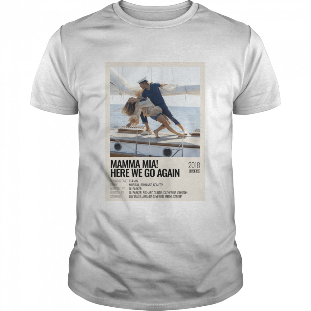 Mamma Mia! 2 (2018) movie poster Classic T- Classic Men's T-shirt