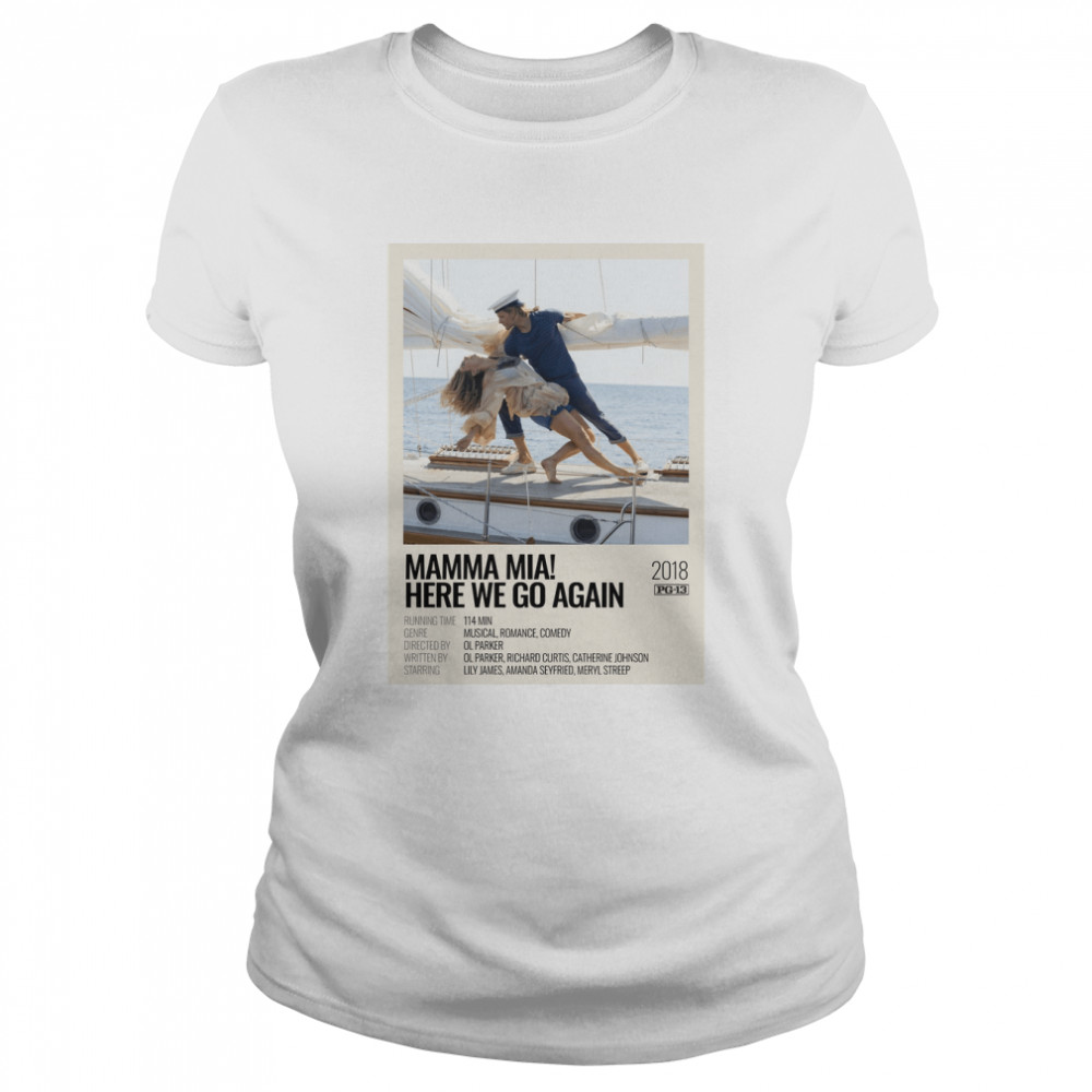 Mamma Mia! 2 (2018) movie poster Classic T- Classic Women's T-shirt