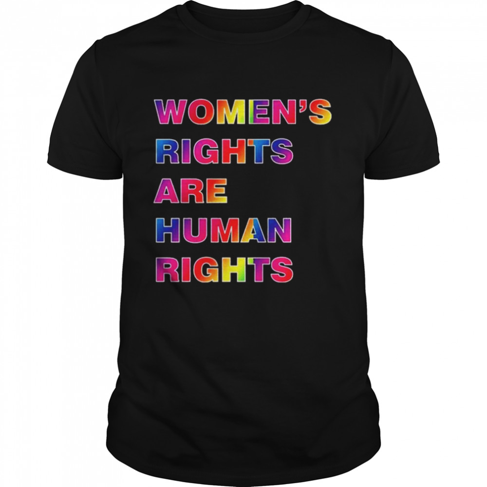 Colorful Women’s Rights Are Human Rights T- Classic Men's T-shirt