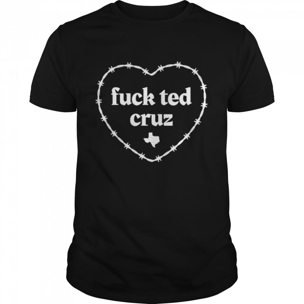 Fuck Ted Cruz heart shirt Classic Men's T-shirt