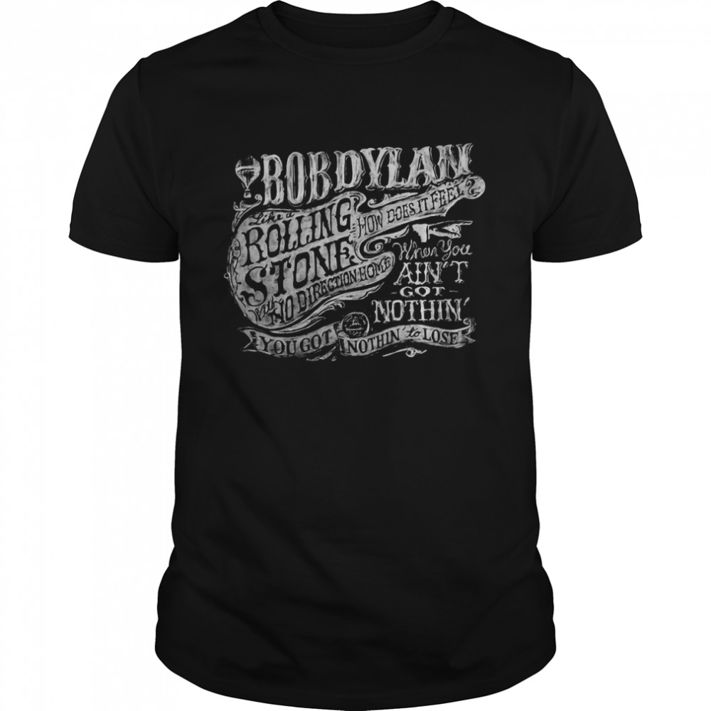 Like A Rolling Stone The Freewheelin Tour 2022 Music Classic Bob Dylan shirt Classic Men's T-shirt
