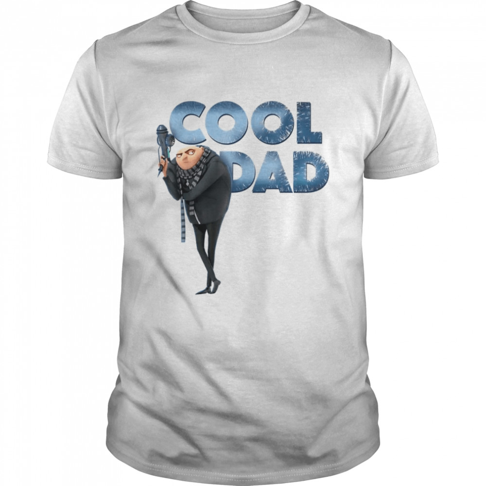 Mens Despicable Me Minions Gru Cool Dad Graphic s Classic Men's T-shirt
