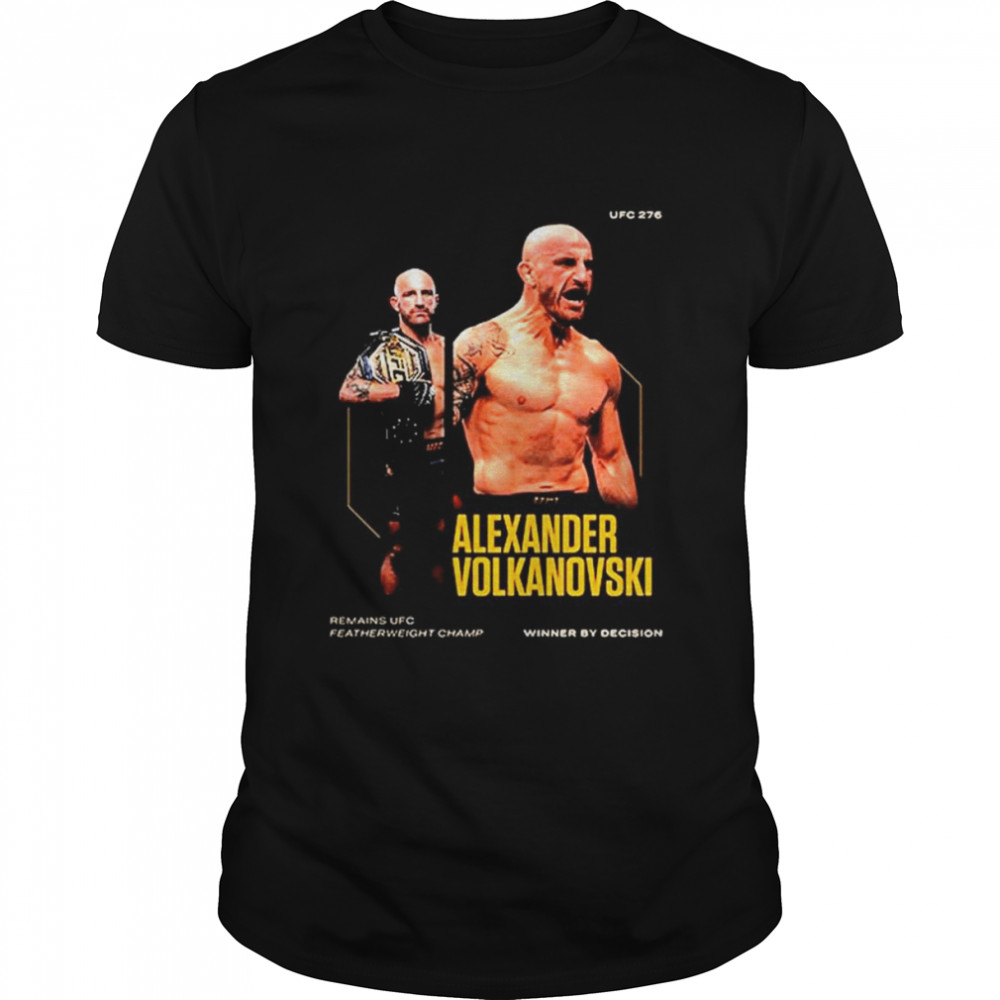 UFC 276 Alexander Volkanovski Remains UFC Featherweight Champions Winner  Classic Men's T-shirt