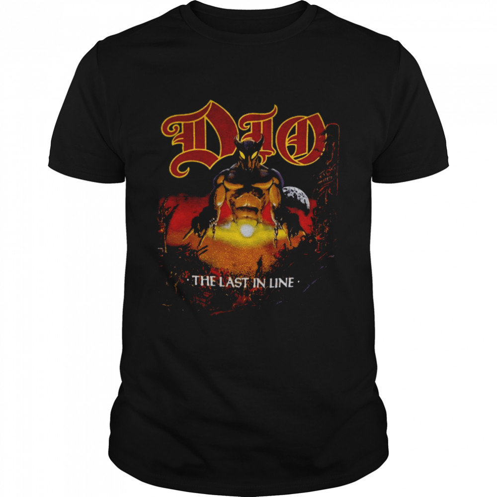 Dio Last In Line Tour Heavy Metal Rock Band Concert shirt