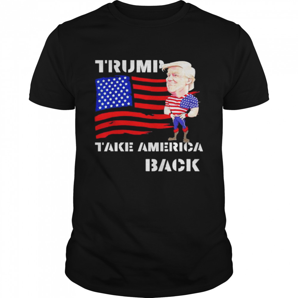 Donald Trump 2024 flag take america back shirt