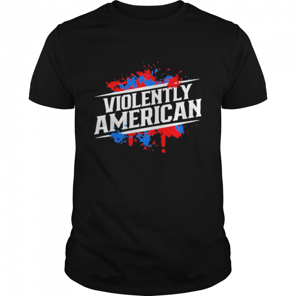 The Fat Electrician Violently American Tee Shirt